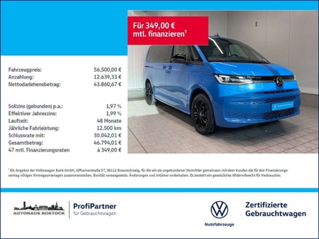 Volkswagen Multivan 2024 Benzine