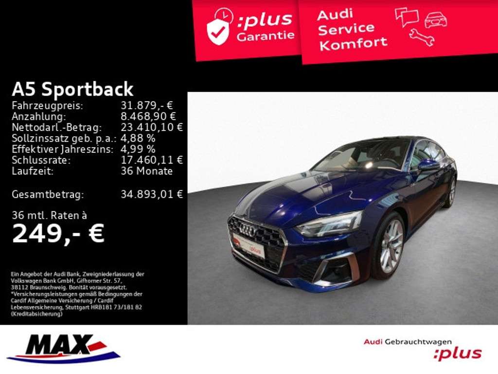 Audi A5 2022 Benzine