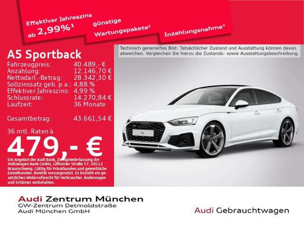 Audi A5 2022 Benzine