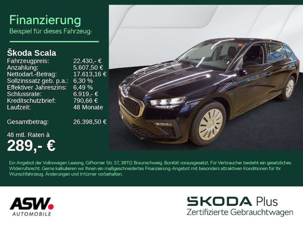 Skoda Scala 2025 Benzine