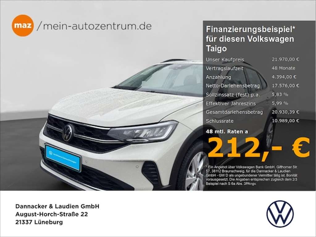 Volkswagen Taigo 2022 Benzine