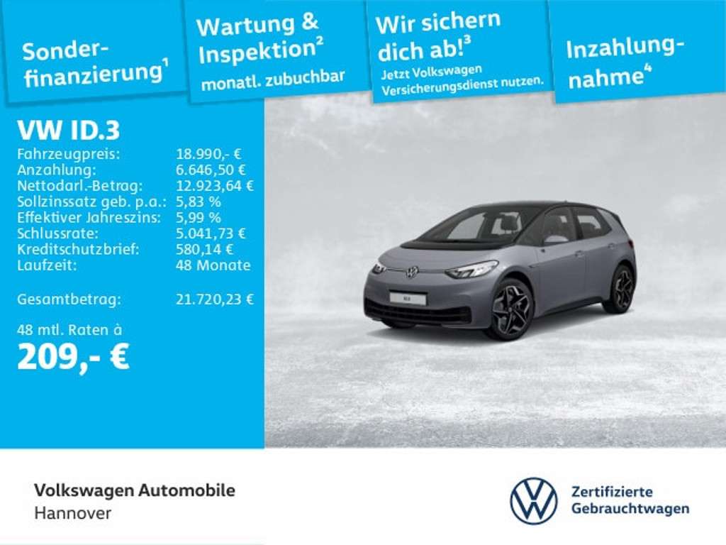 Volkswagen ID.3 2021 Elektrisch