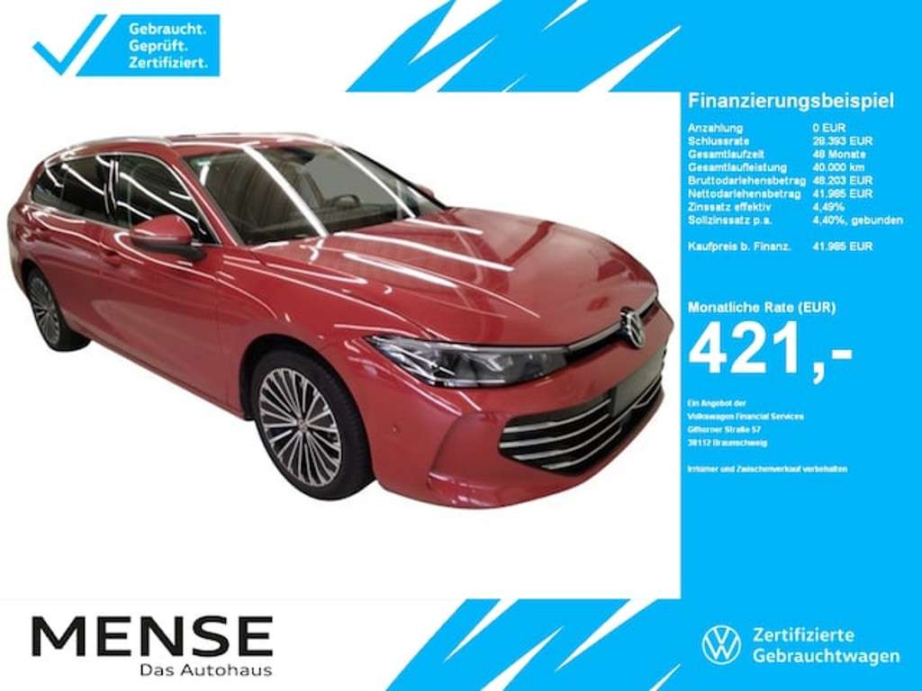 Volkswagen Passat 2025 Hybride Benzine