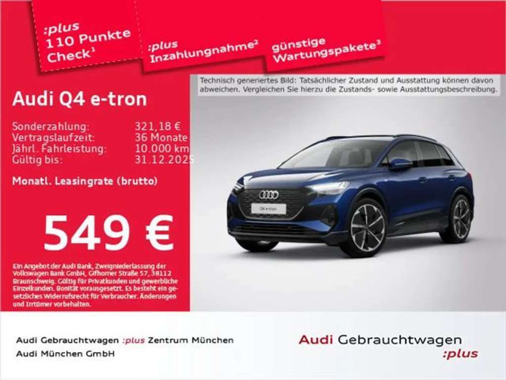 Audi Q4 e-tron 2025 Elektrisch