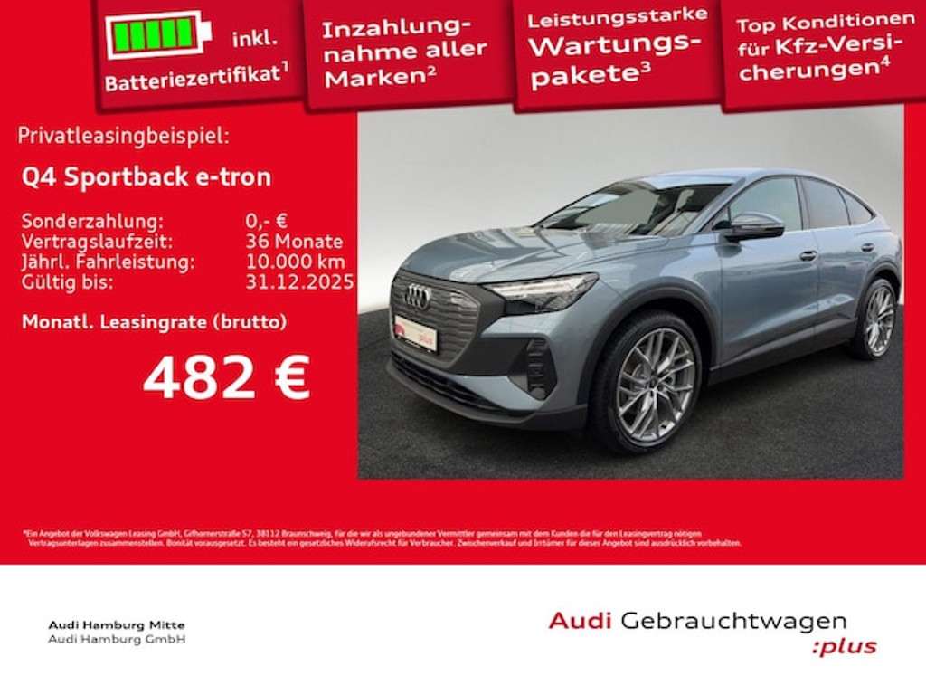 Audi Q4 e-tron 2025 Elektrisch