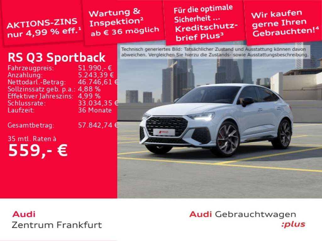 Audi RS Q3 2023 Benzine