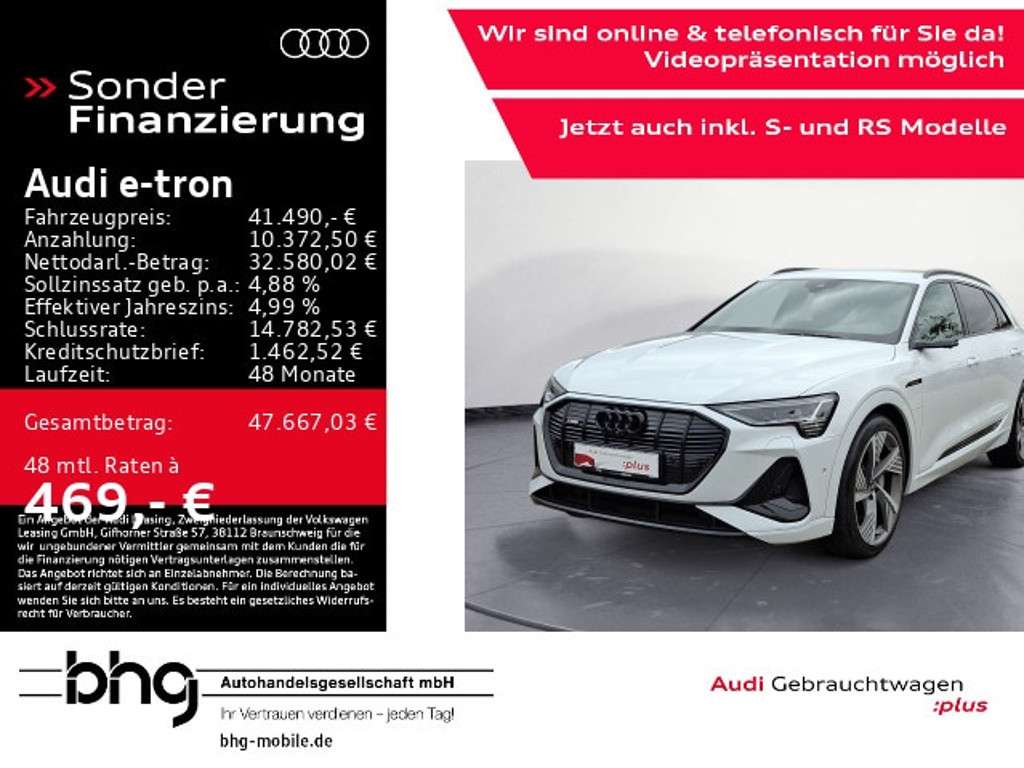Audi e-tron 2022 Elektrisch