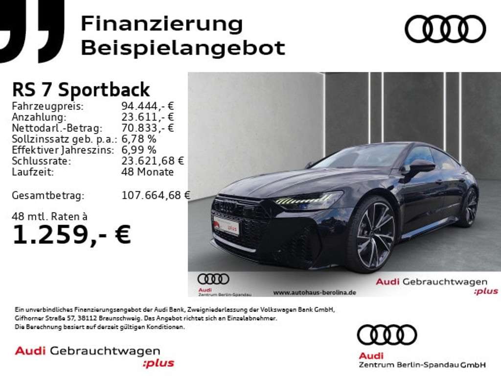 Audi RS7 2023 Benzine