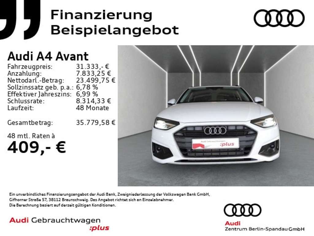 Audi A4 2023 Benzine
