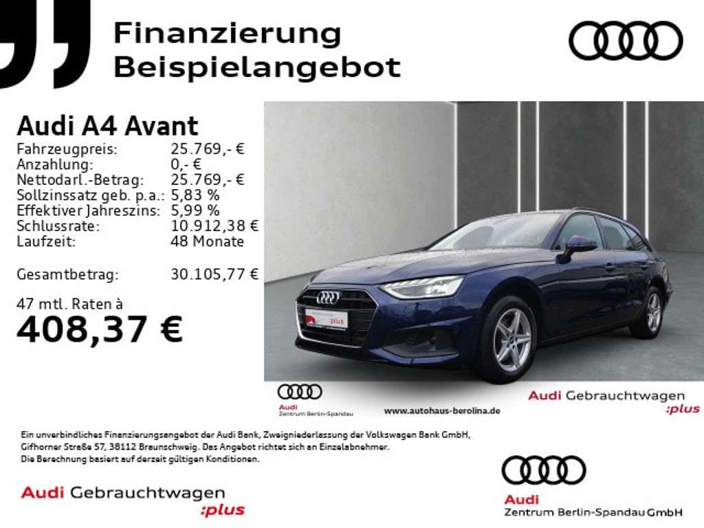 Audi A4 2021 Benzine
