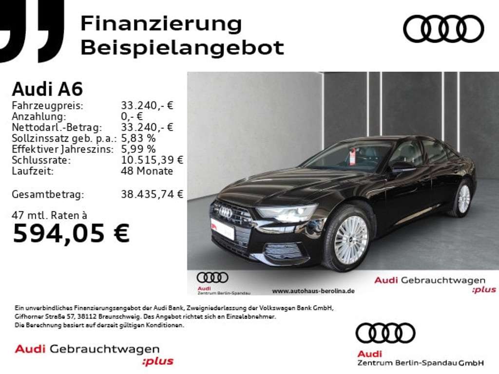 Audi A6 2021 Hybride Benzine