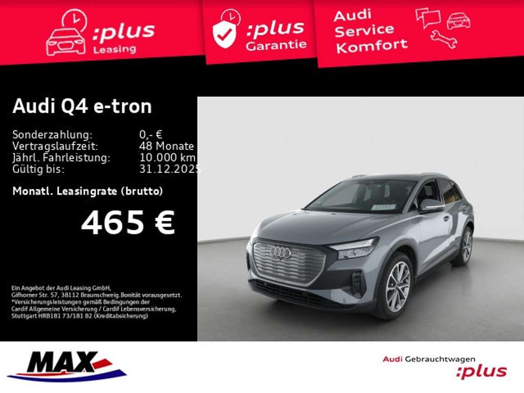 Audi Q4 e-tron 2025 Elektrisch