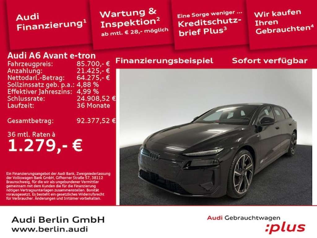 Audi A6 e-tron 2025 Elektrisch