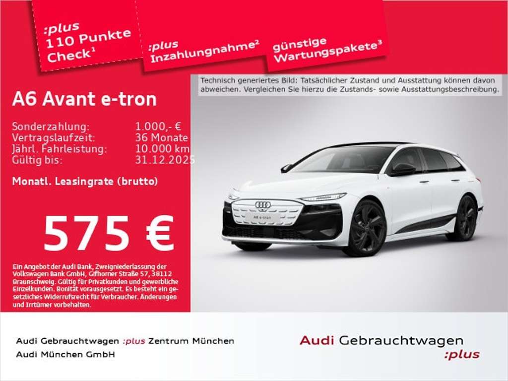 Audi A6 e-tron 2025 Elektrisch