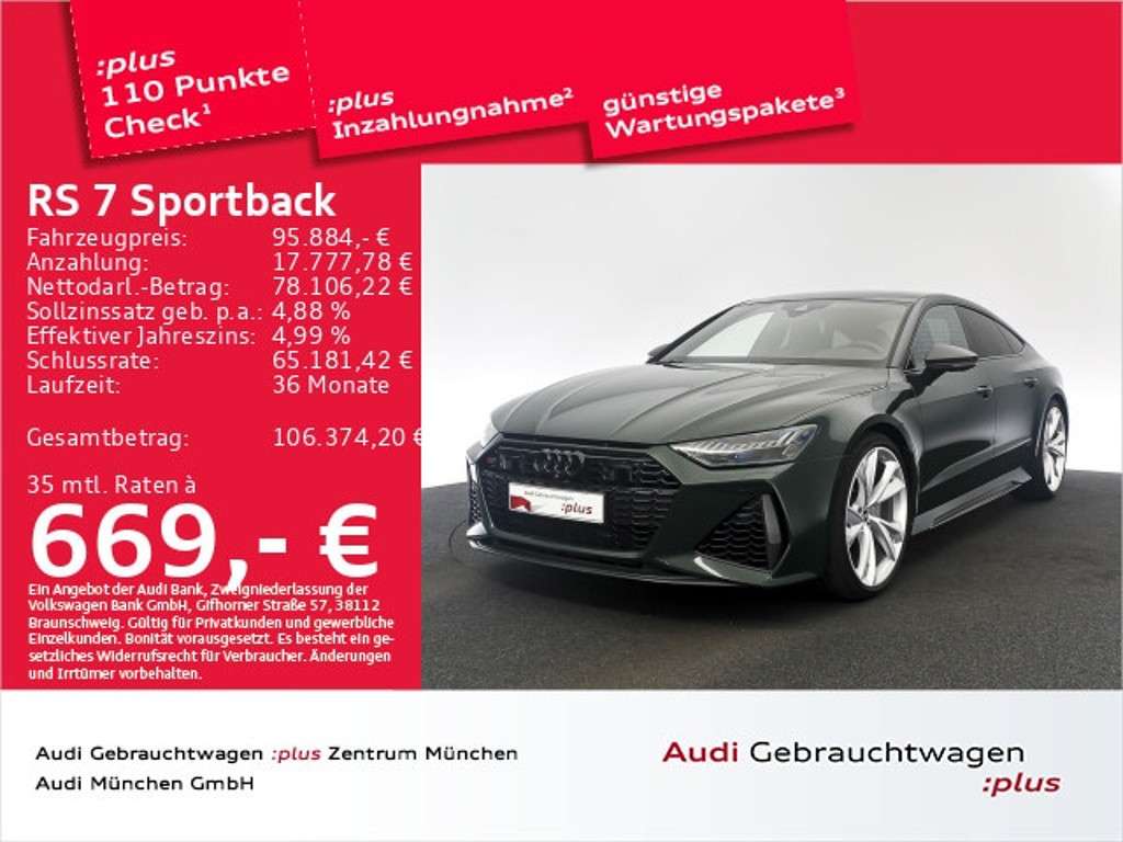 Audi RS7 2023 Benzine