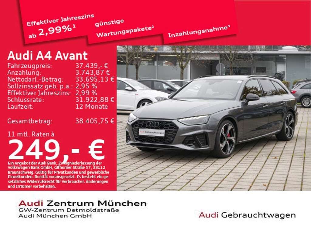 Audi A4 2023 Benzine