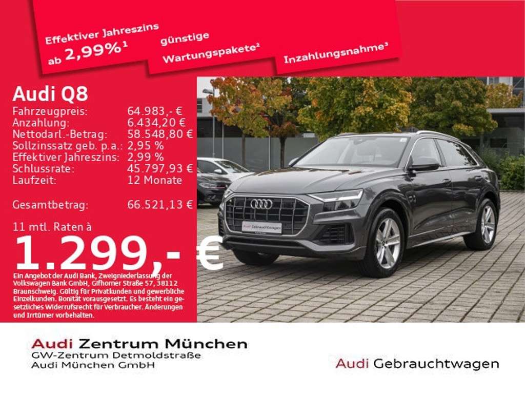 Audi Q8 2022 Hybride Benzine
