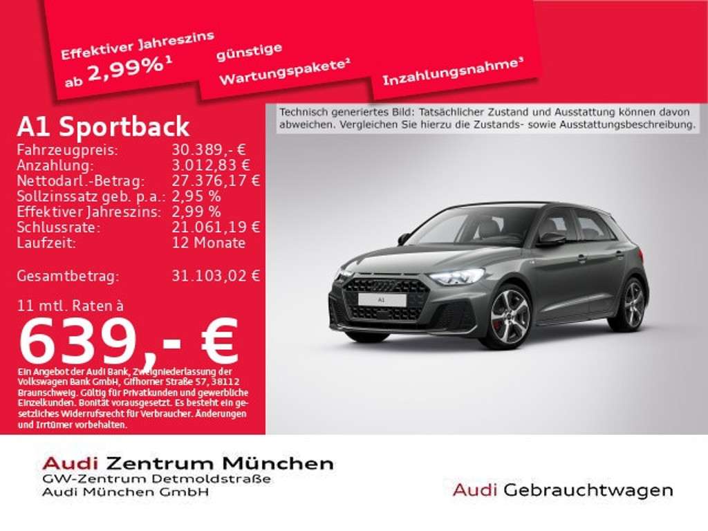 Audi A1 2023 Benzine
