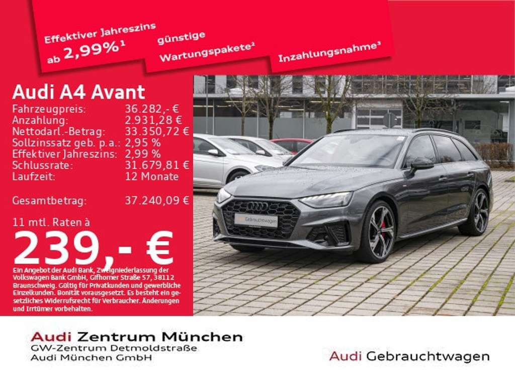 Audi A4 2023 Benzine