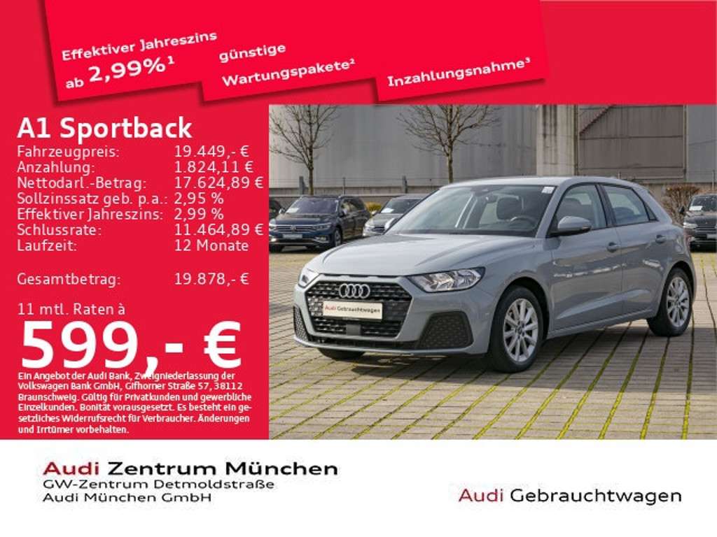 Audi A1 2022 Benzine