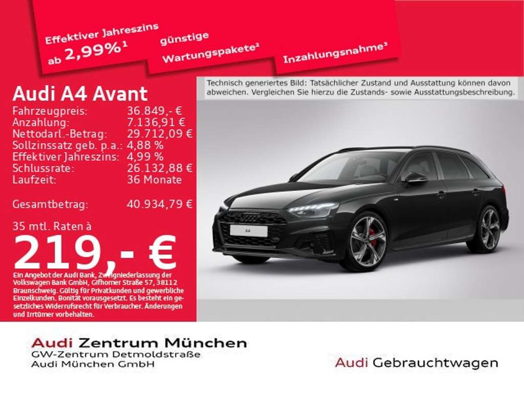 Audi A4 2023 Benzine