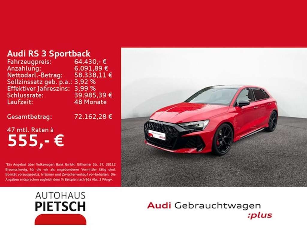 Audi RS3 2024 Benzine