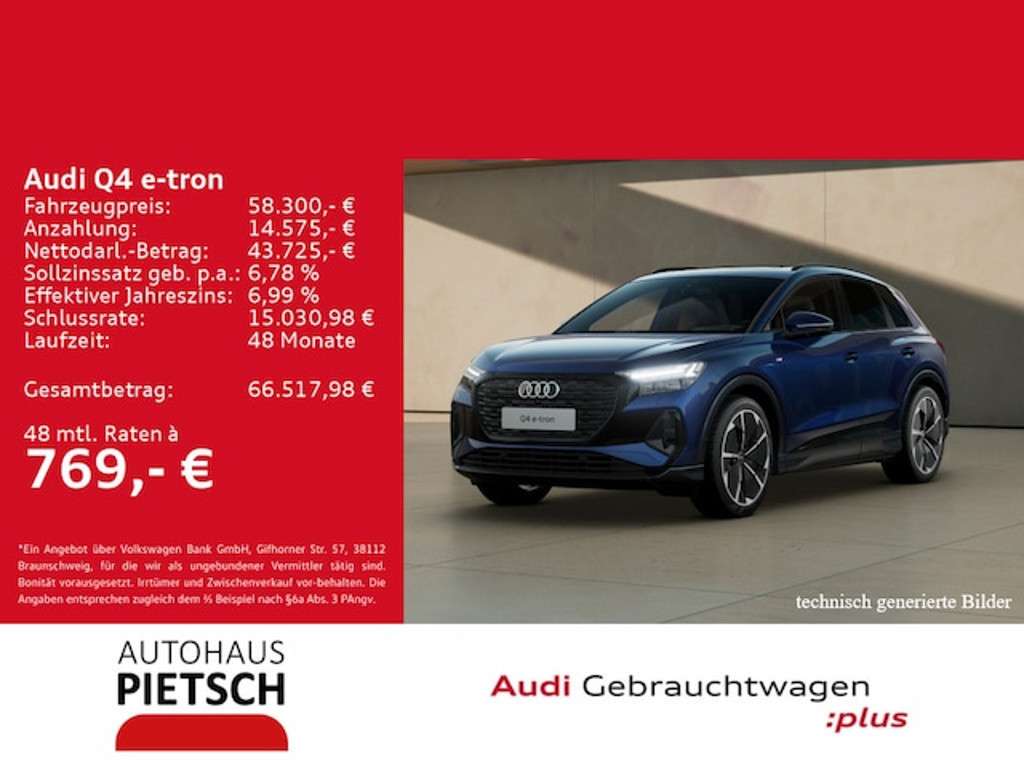 Audi Q4 e-tron 2025 Elektrisch