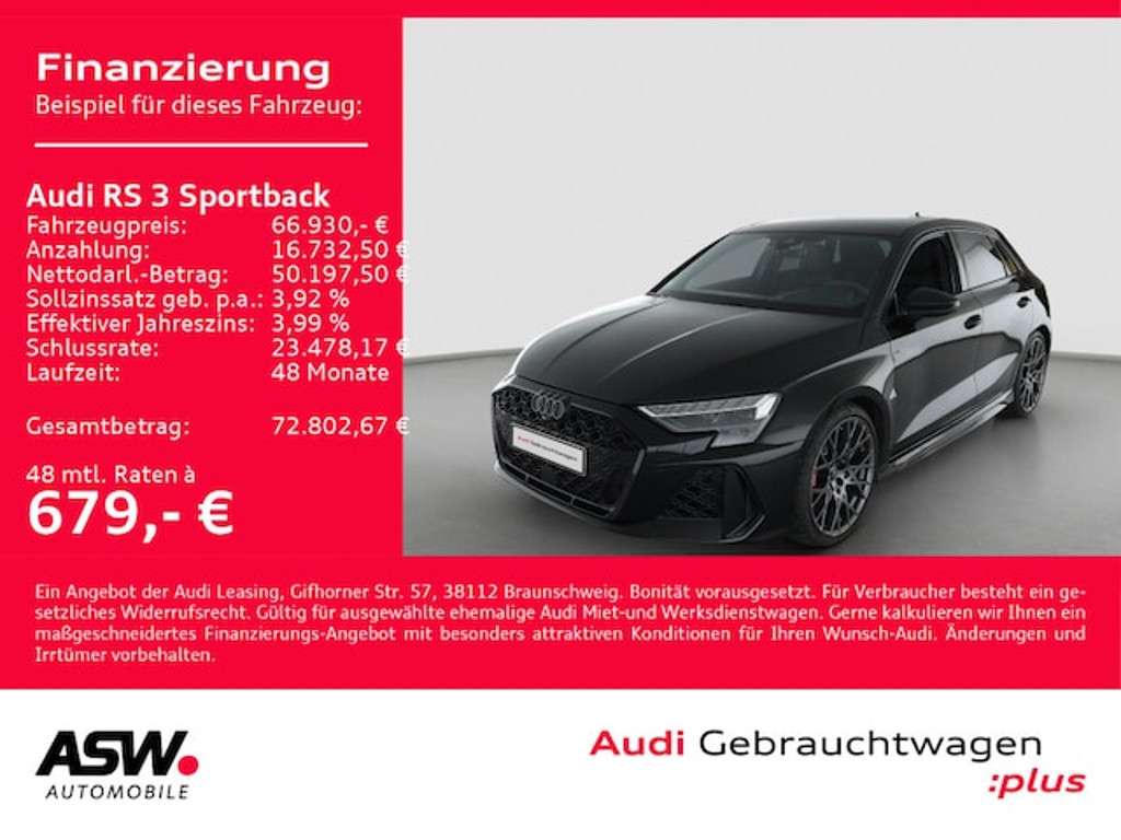 Audi RS3 2025 Benzine