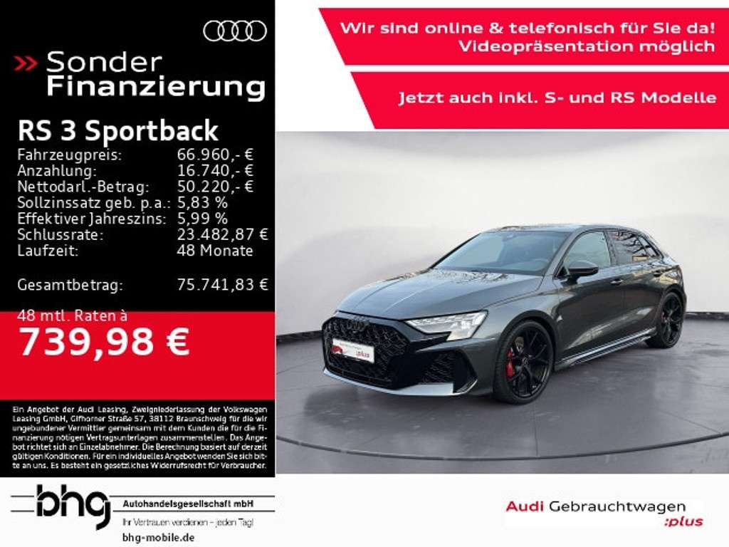 Audi RS3 2025 Benzine