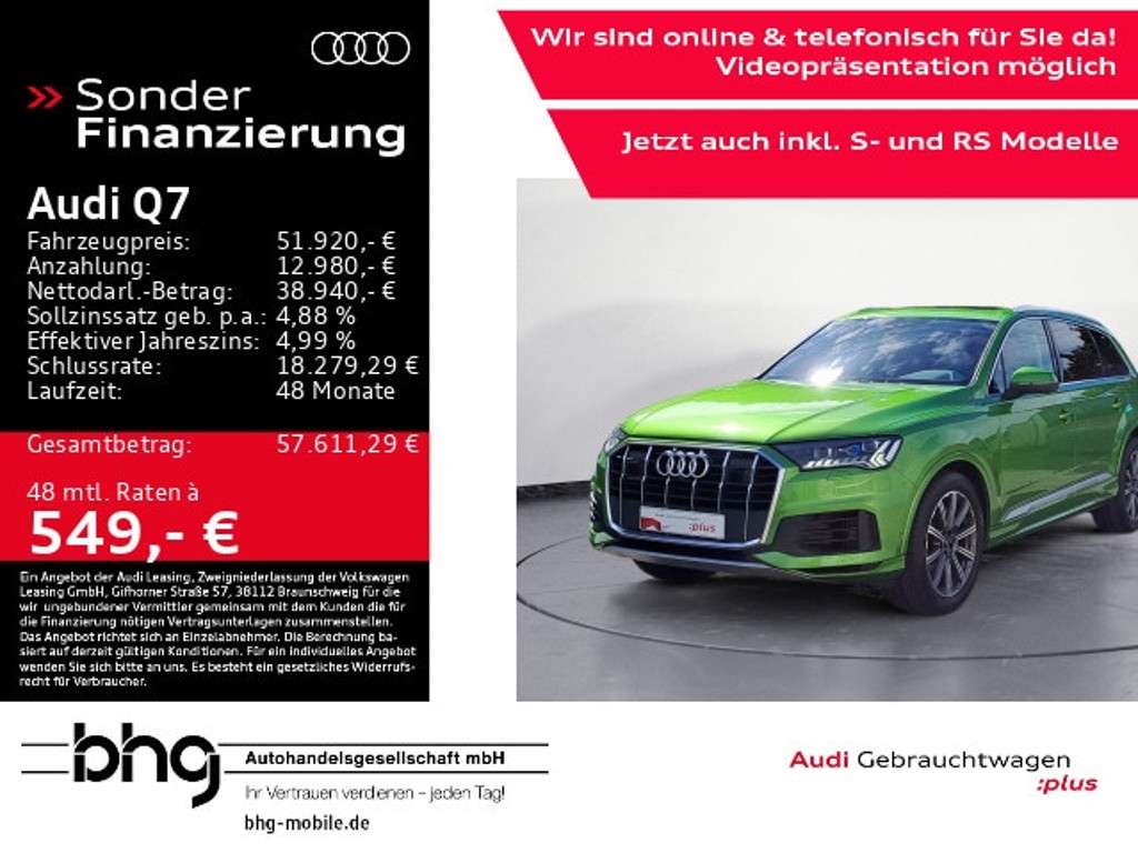 Audi Q7 2023 Benzine