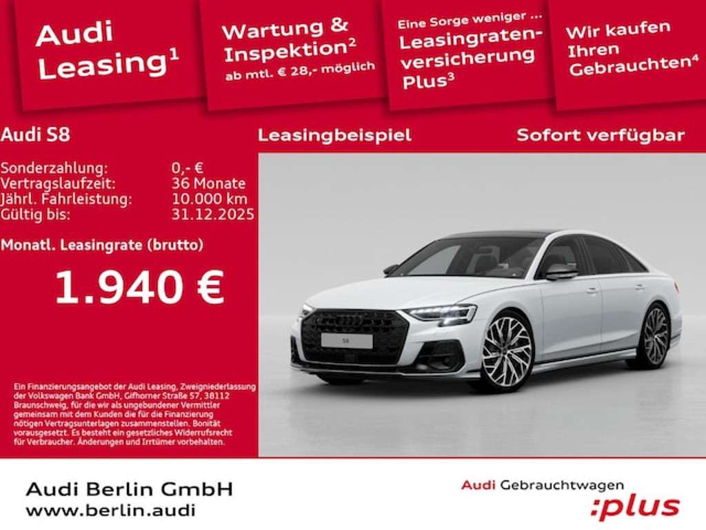 Audi S8 2025 Benzine