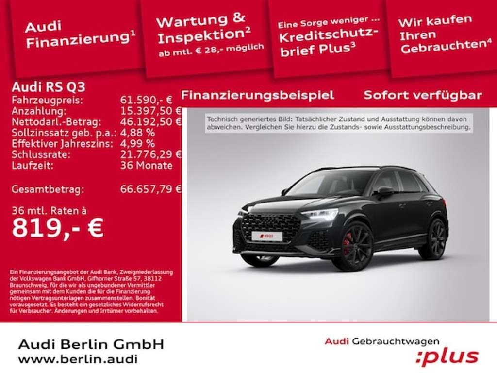 Audi RS Q3 2023 Benzine