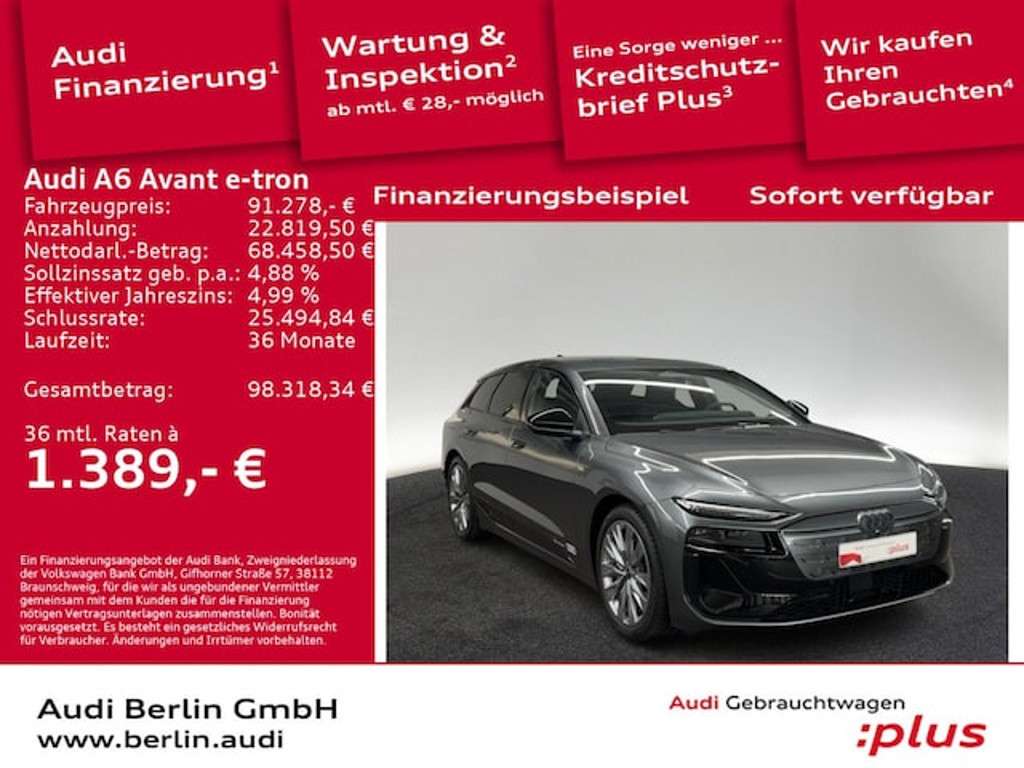 Audi A6 e-tron 2025 Elektrisch