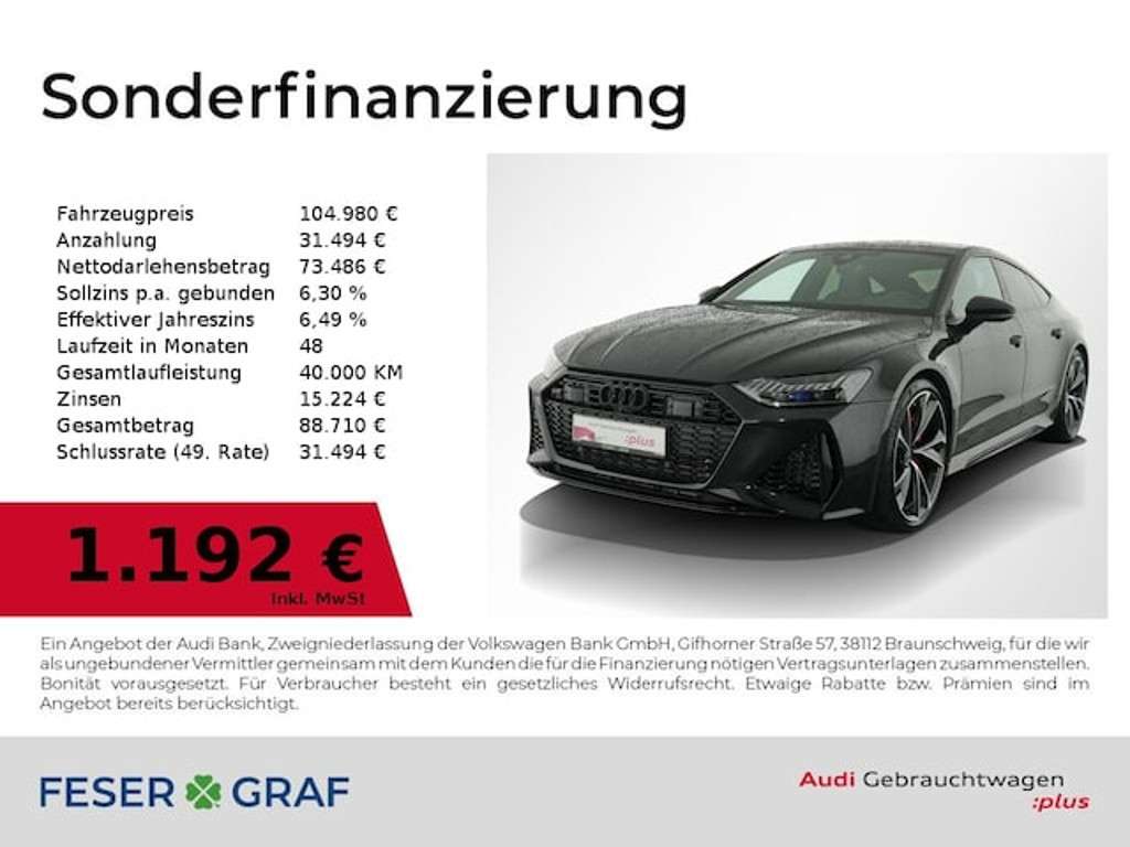 Audi RS7 2023 Benzine