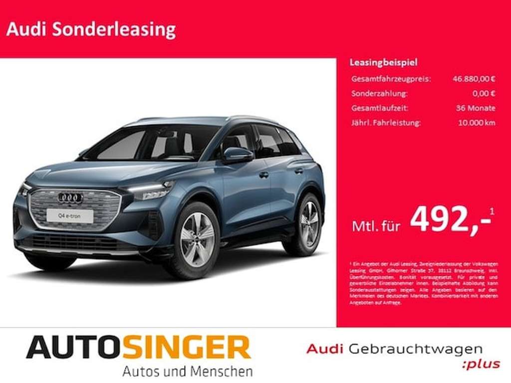 Audi Q4 e-tron 2025 Elektrisch