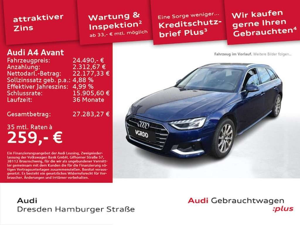 Audi A4 2022 Benzine