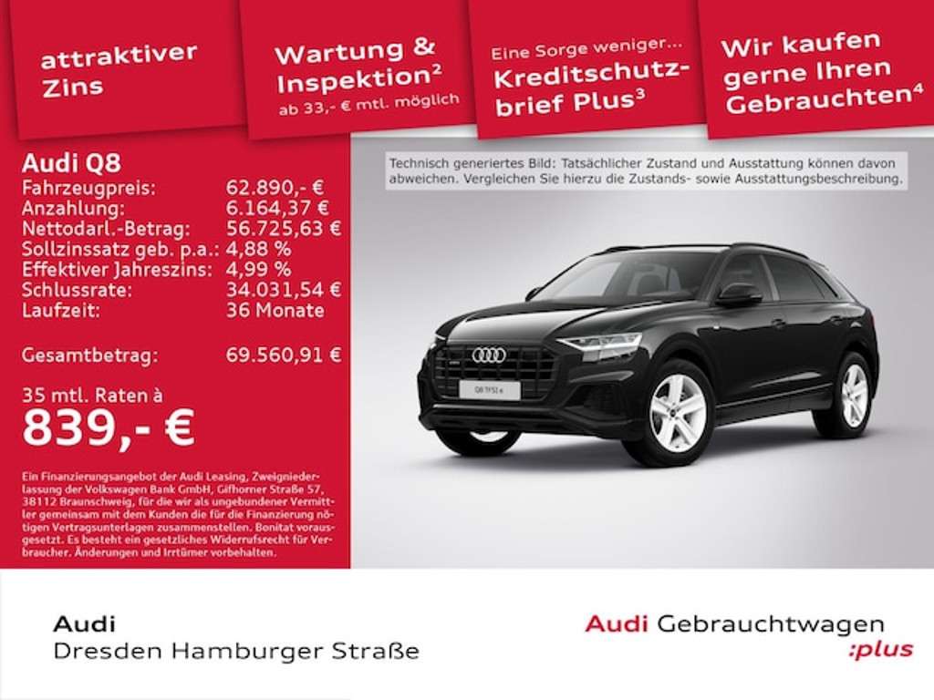 Audi Q8 2022 Hybride Benzine