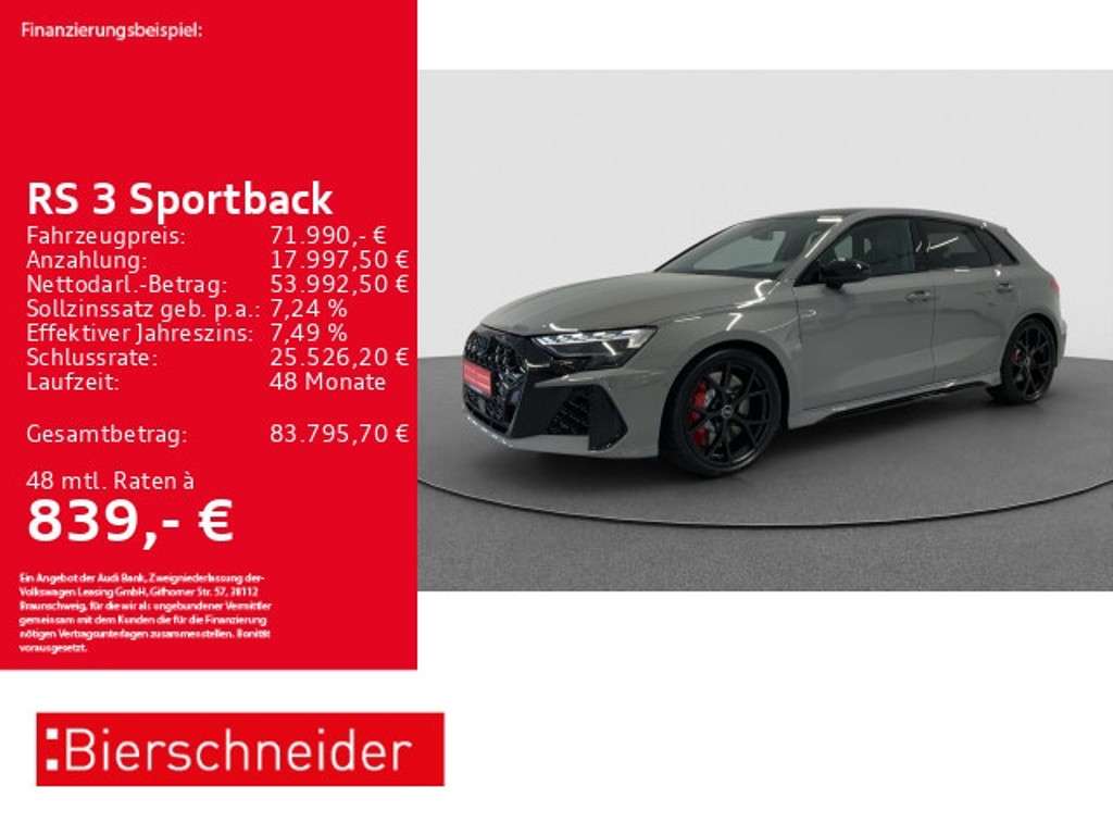 Audi RS3 2025 Benzine