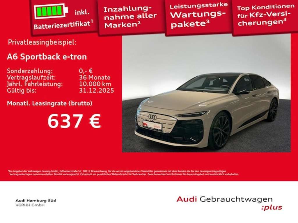Audi A6 e-tron 2025 Elektrisch