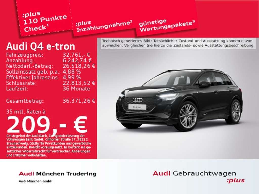 Audi Q4 e-tron 2022 Elektrisch