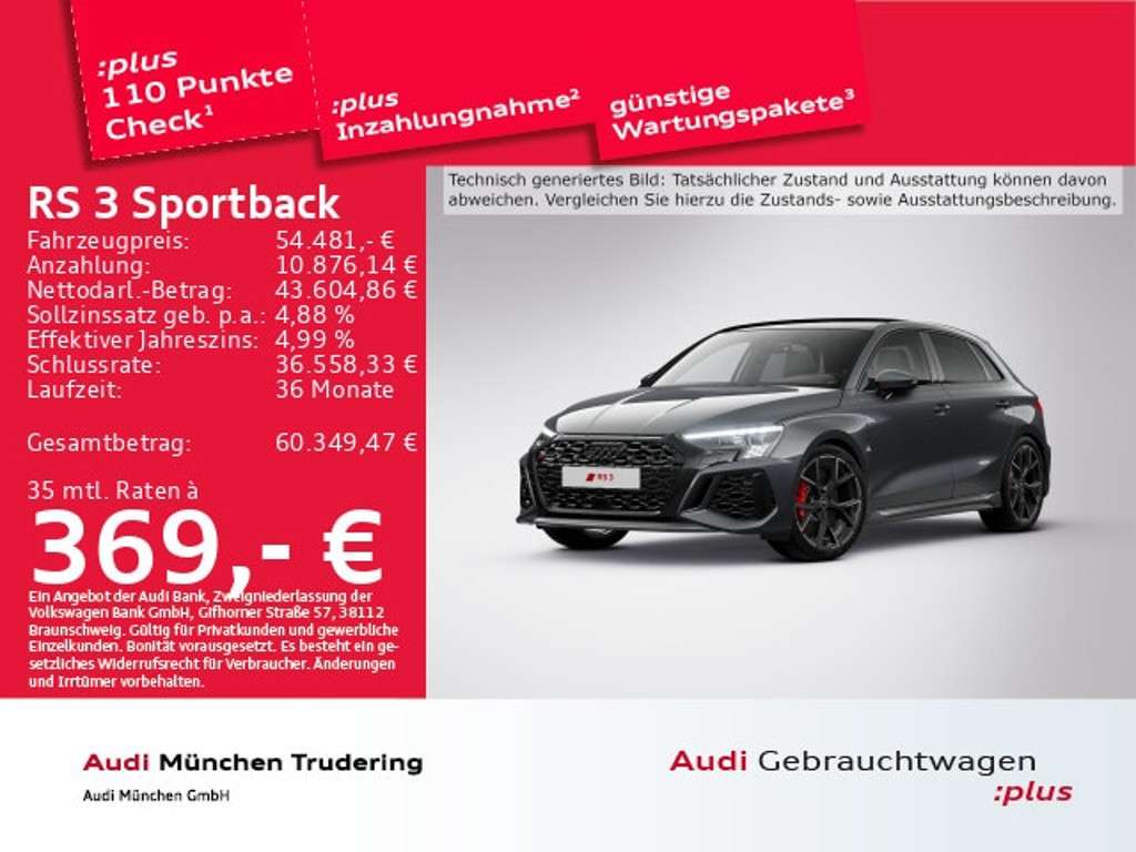 Audi RS3 2022 Benzine