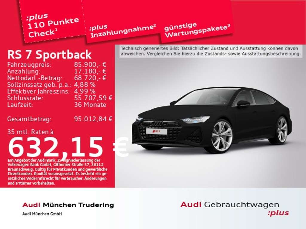 Audi RS7 2021 Benzine