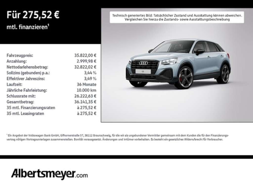 Audi Q2 2025 Benzine