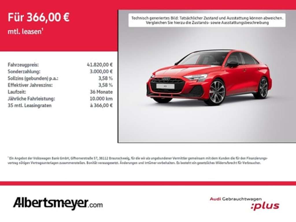 Audi A3 2025 Benzine