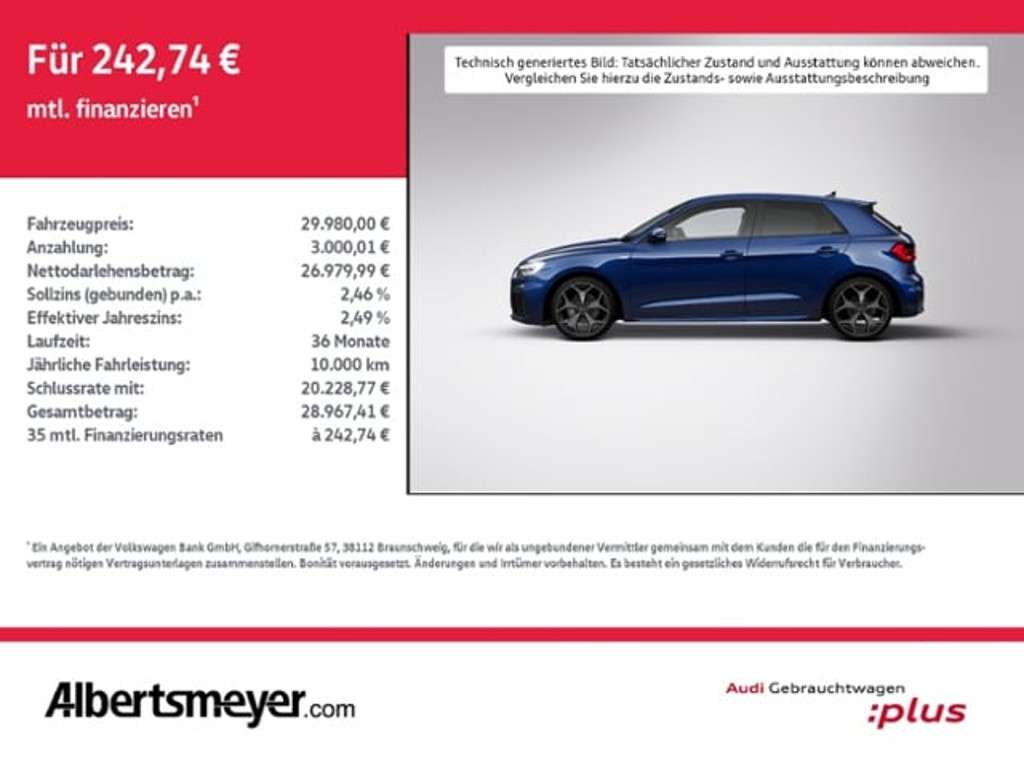 Audi A1 2025 Benzine