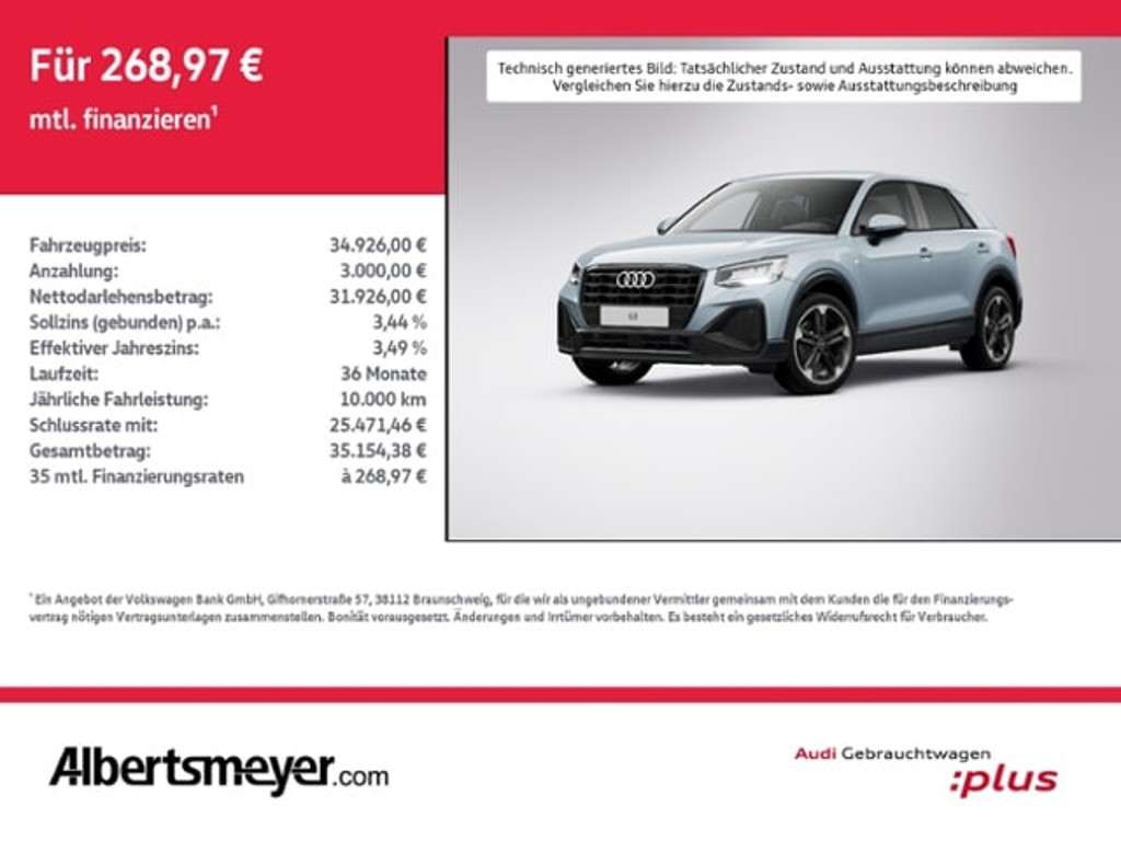 Audi Q2 2025 Benzine
