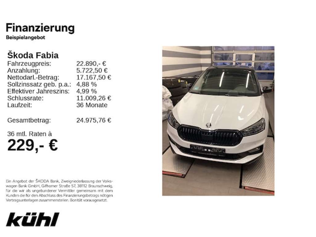Skoda Fabia 2023 Benzine