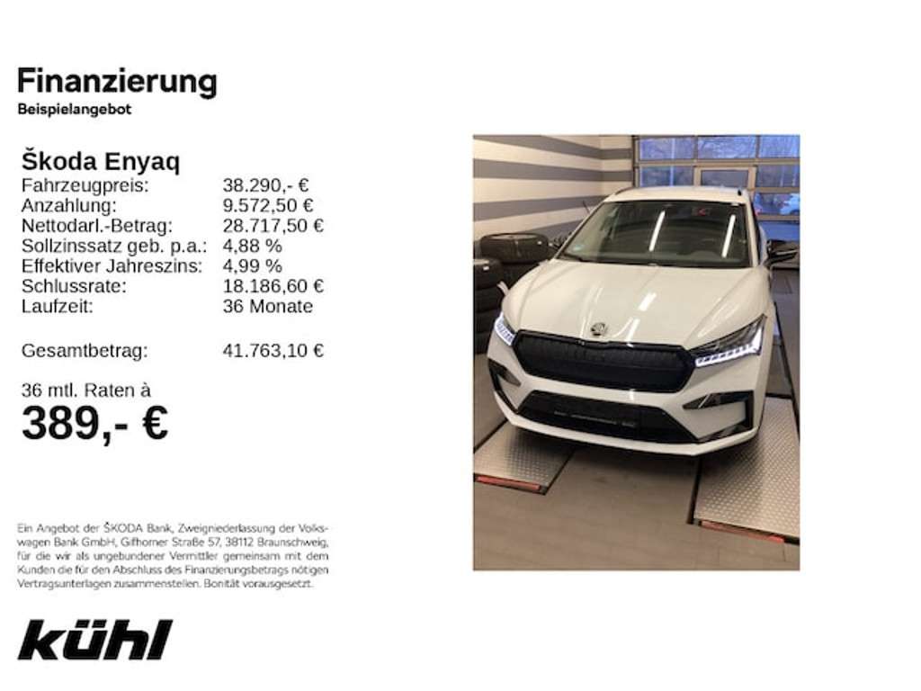 Skoda Enyaq 2023 Elektrisch