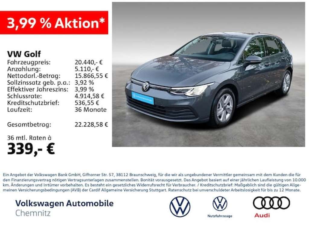 Volkswagen Golf 2022 Benzine