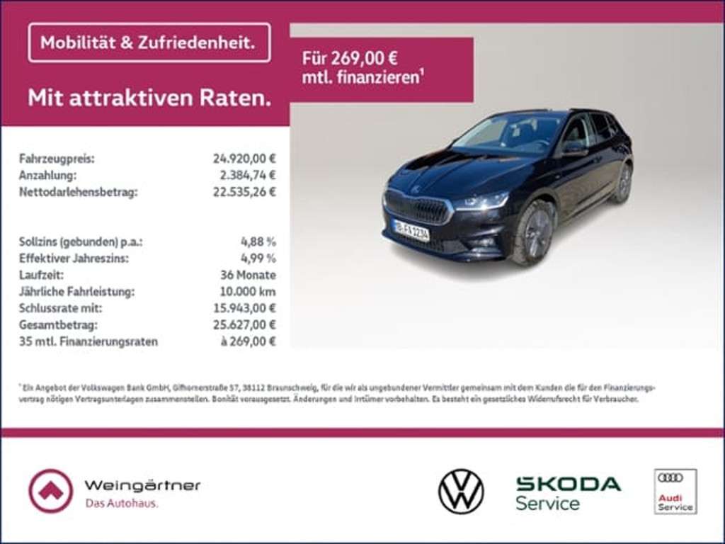 Skoda Fabia 2025 Benzine